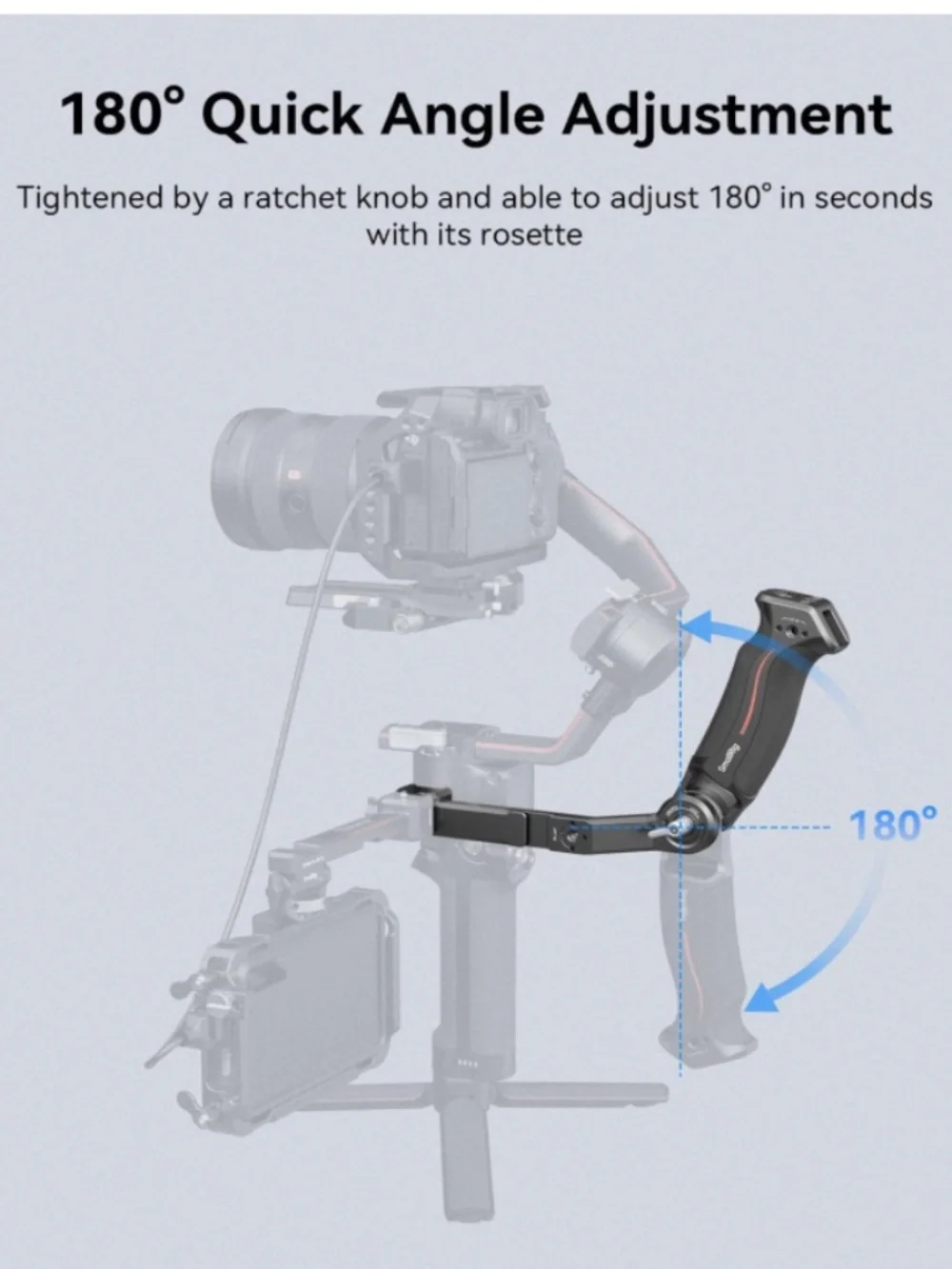 SmallRig Adjustable Sling Handgrip Gimbal Sling Handle for Ergonomic Grip